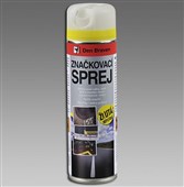 DEN BRAVEN Značkovací sprej 500ml žlutý/reflexní